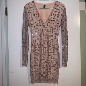 Long-Sleeve Homecoming Dress